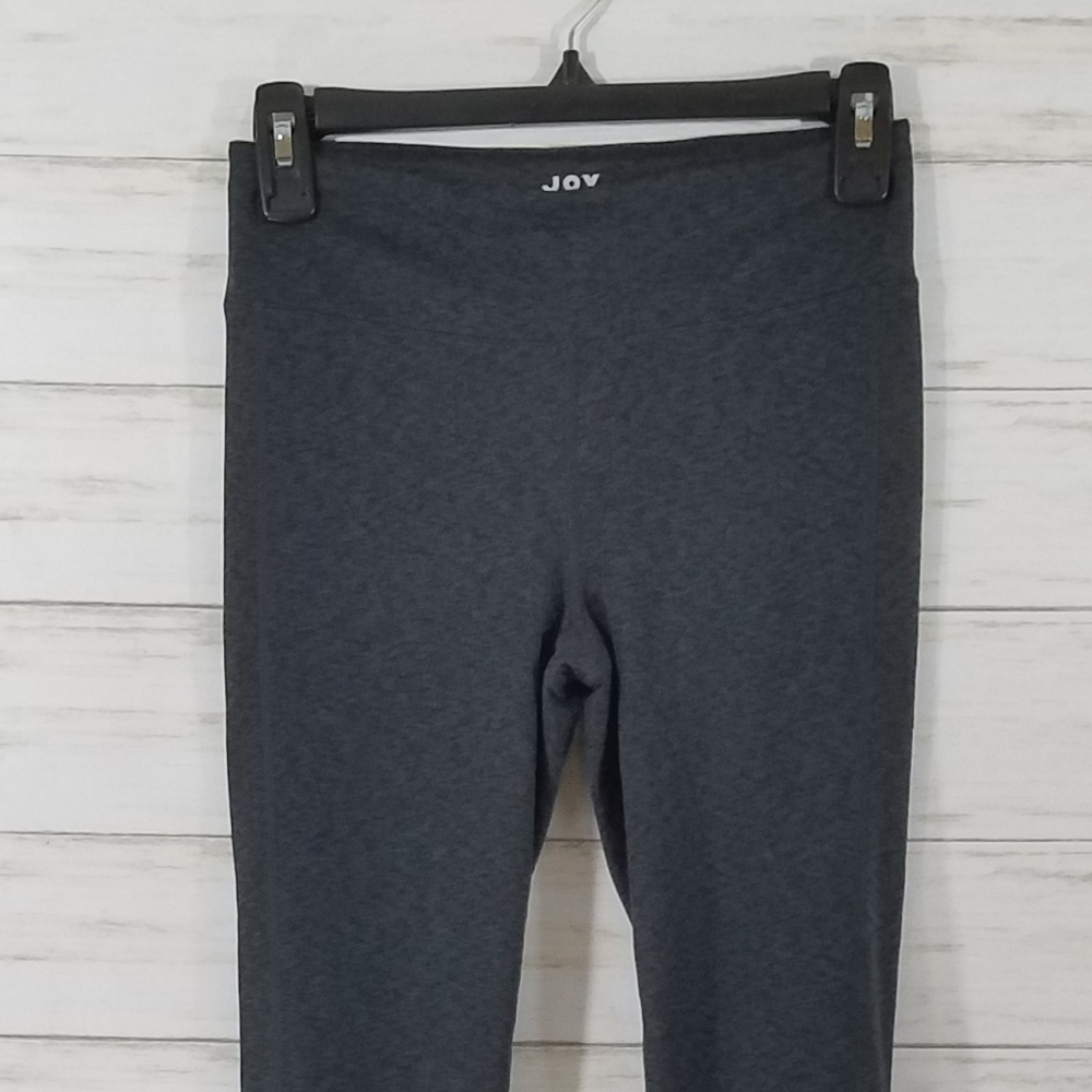 Joy Lab Leggings Strappy Cutout Tie Ankle Gray S - Picture 7 of 8